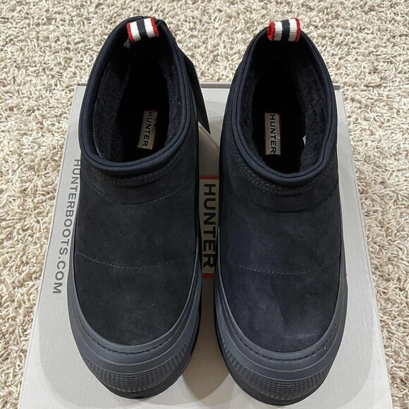Hunter Women's Askern Waterproof Slip-On Booties Shoes Black, Size 9M (New) - Picture 6 of 15
